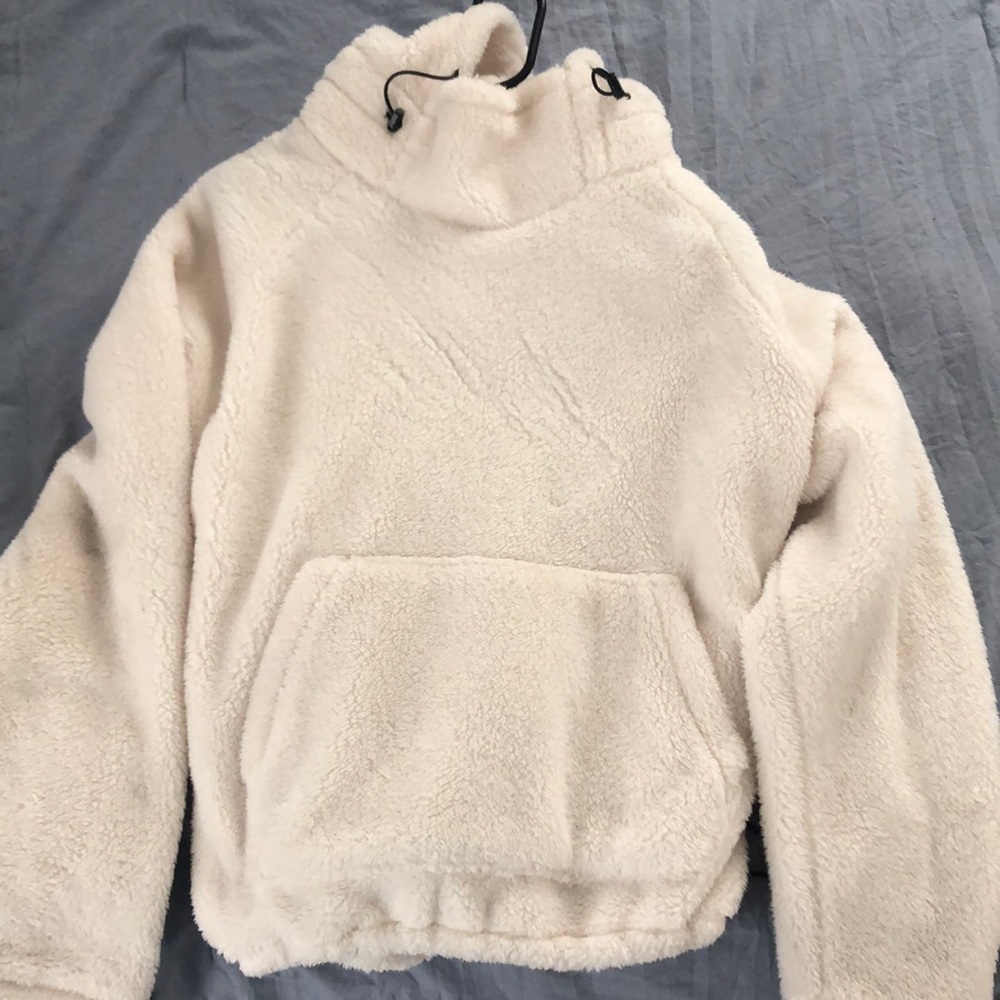 off white Sherpa. PINK